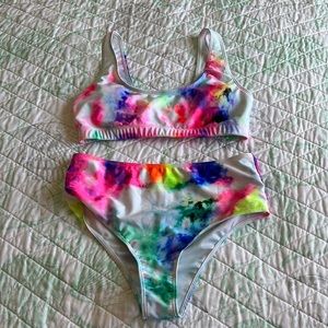 Never worn - tags removed - Shein tie dye bathing suit